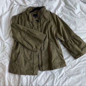 Banana Republic Bell Sleeve Army Jacket